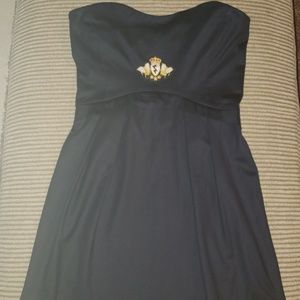 Marcus Lupfer black sleeveless mini